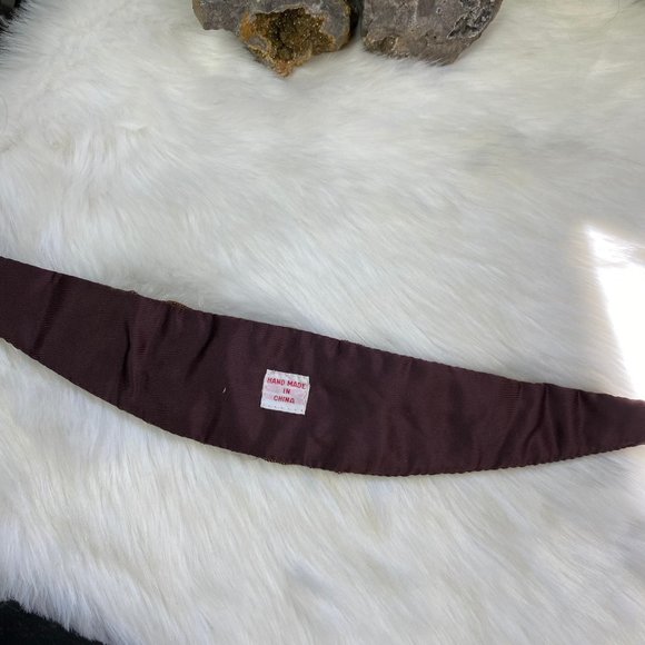 Vintage Brown & Bronze Sequin Belt - Has Original Tags - Straps Broken - Picture 12 of 12